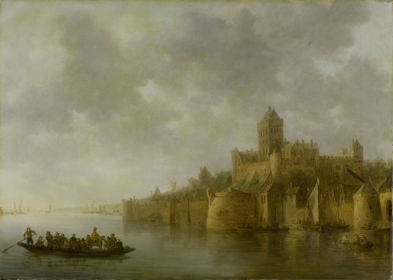 The Valkhof in Nijmegen by Jan Josephsz van Goyen