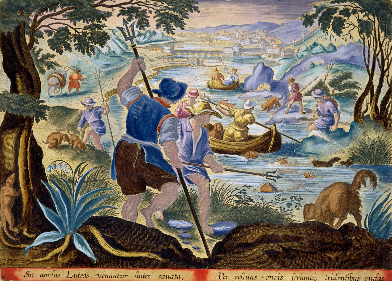 Fishing with Tridents, plate 90 from 