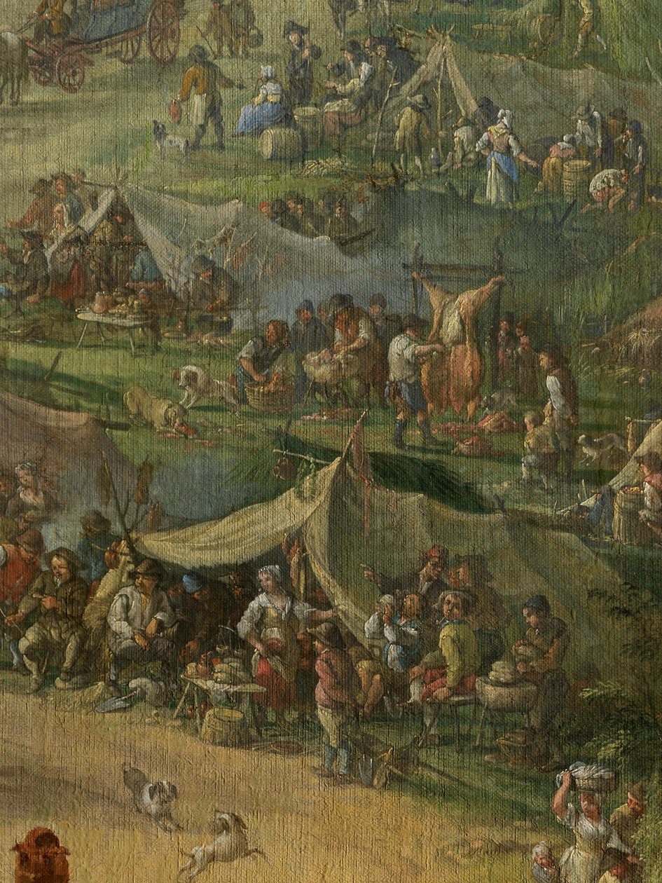 Digging of the Ghent Canal (detail) by Jan Anton Garemyn