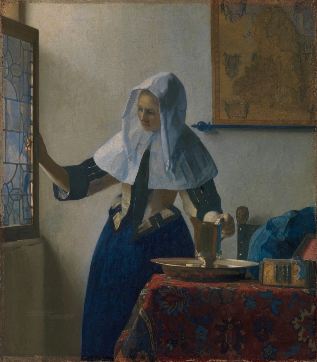Young Woman with a Water Jug by Johannes Vermeer
