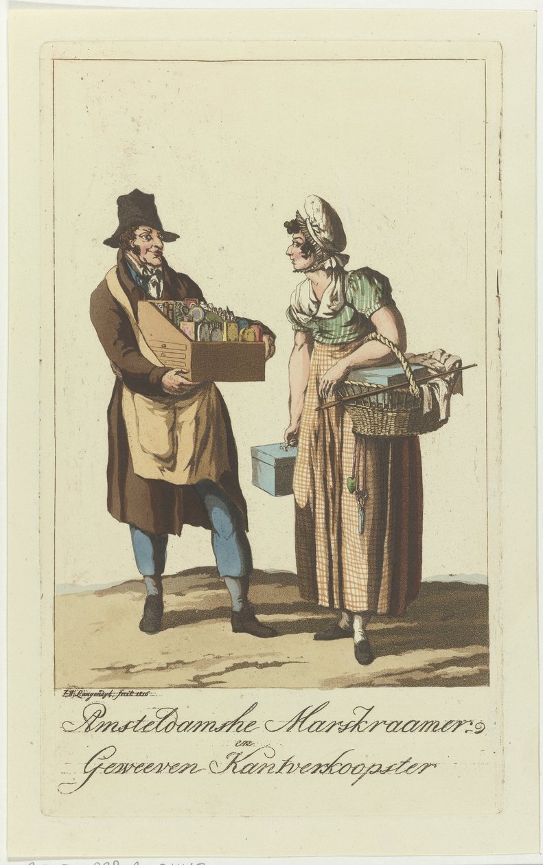 Amsterdam Merchants by Jan Anthonie Langendijk Dzn