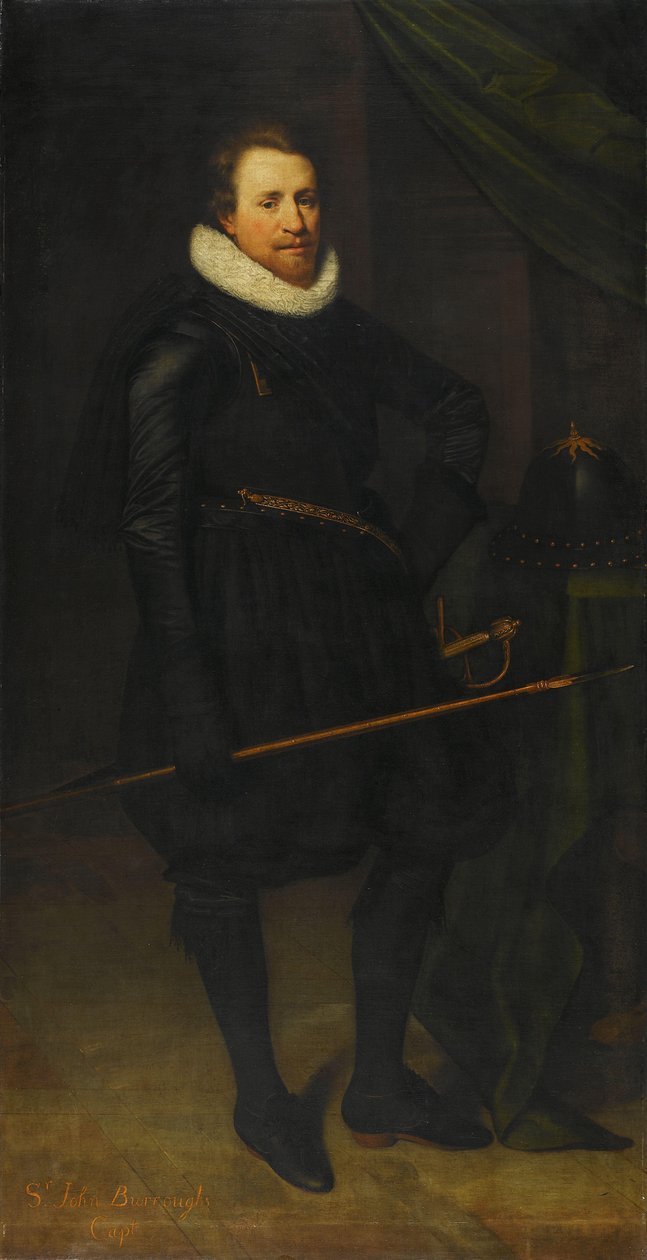 Portrait of Sir John Burroughs (1587-1627) by Jan Antonisz van Ravesteyn