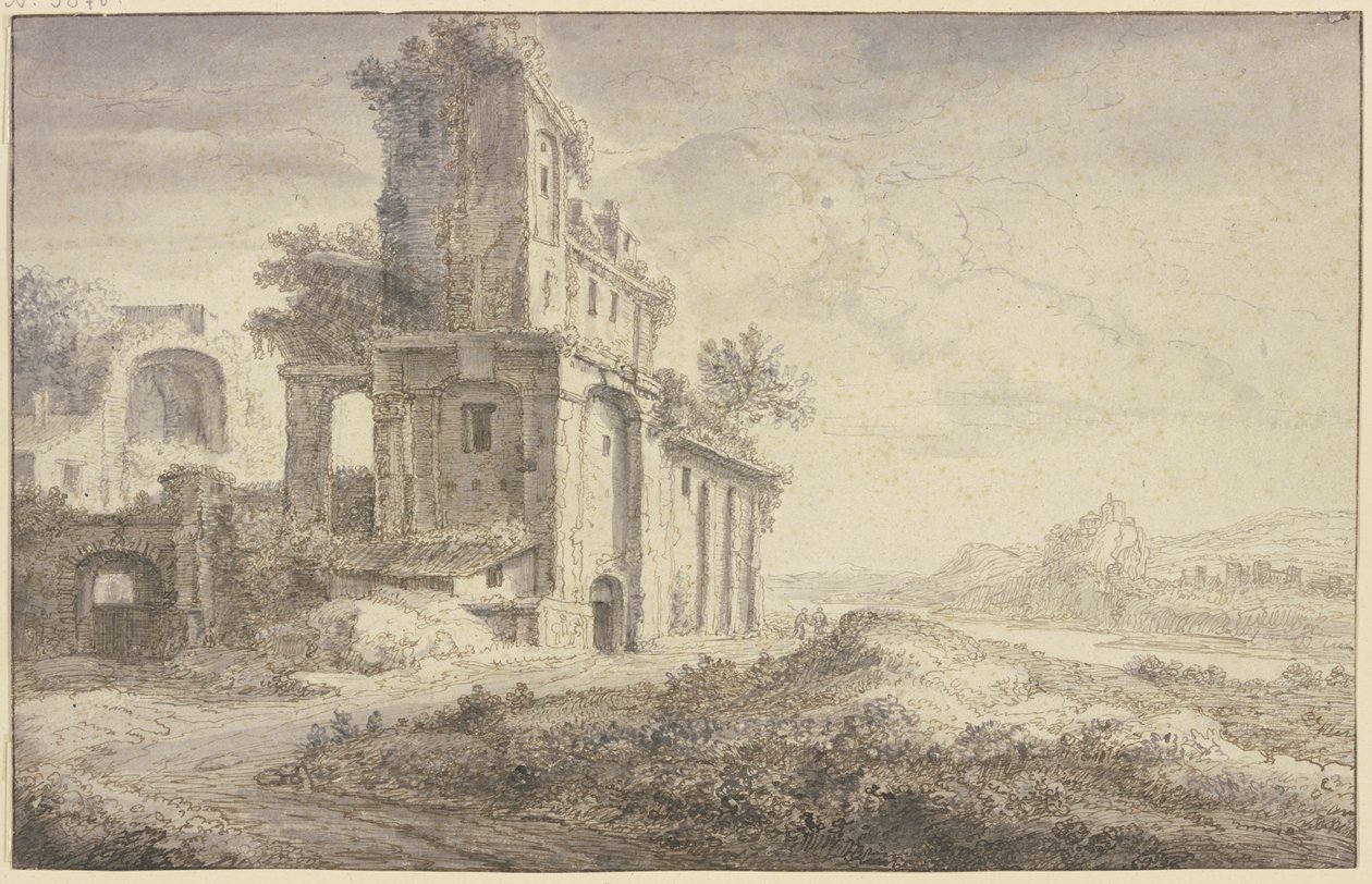 Roman Ruins by Jan Asselijn