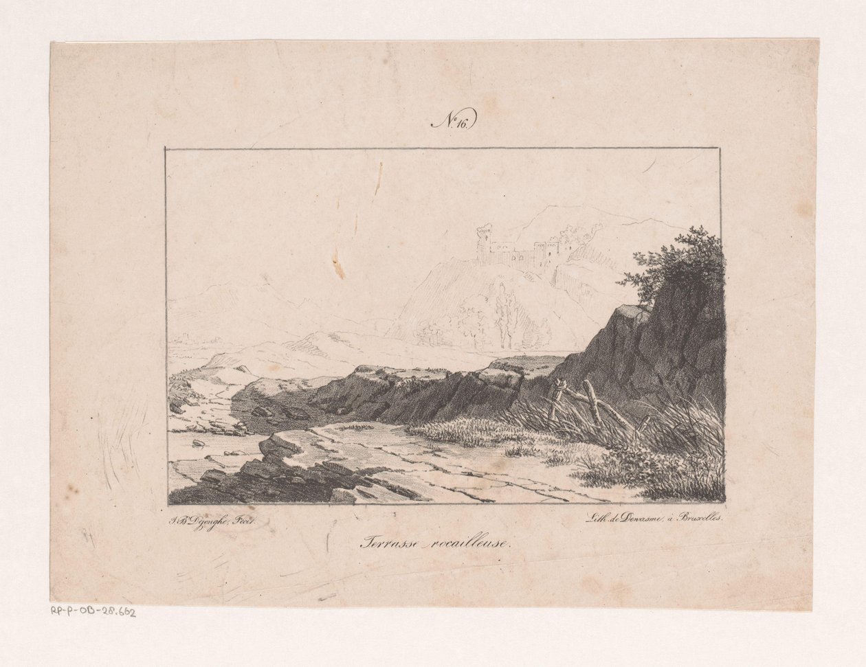Rock Plateau by Jan Baptiste de Jonghe