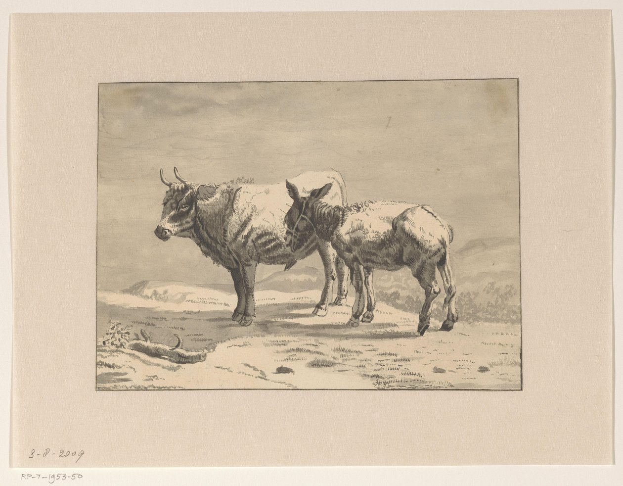 Bull and a Donkey by Jan Bedijs Tom