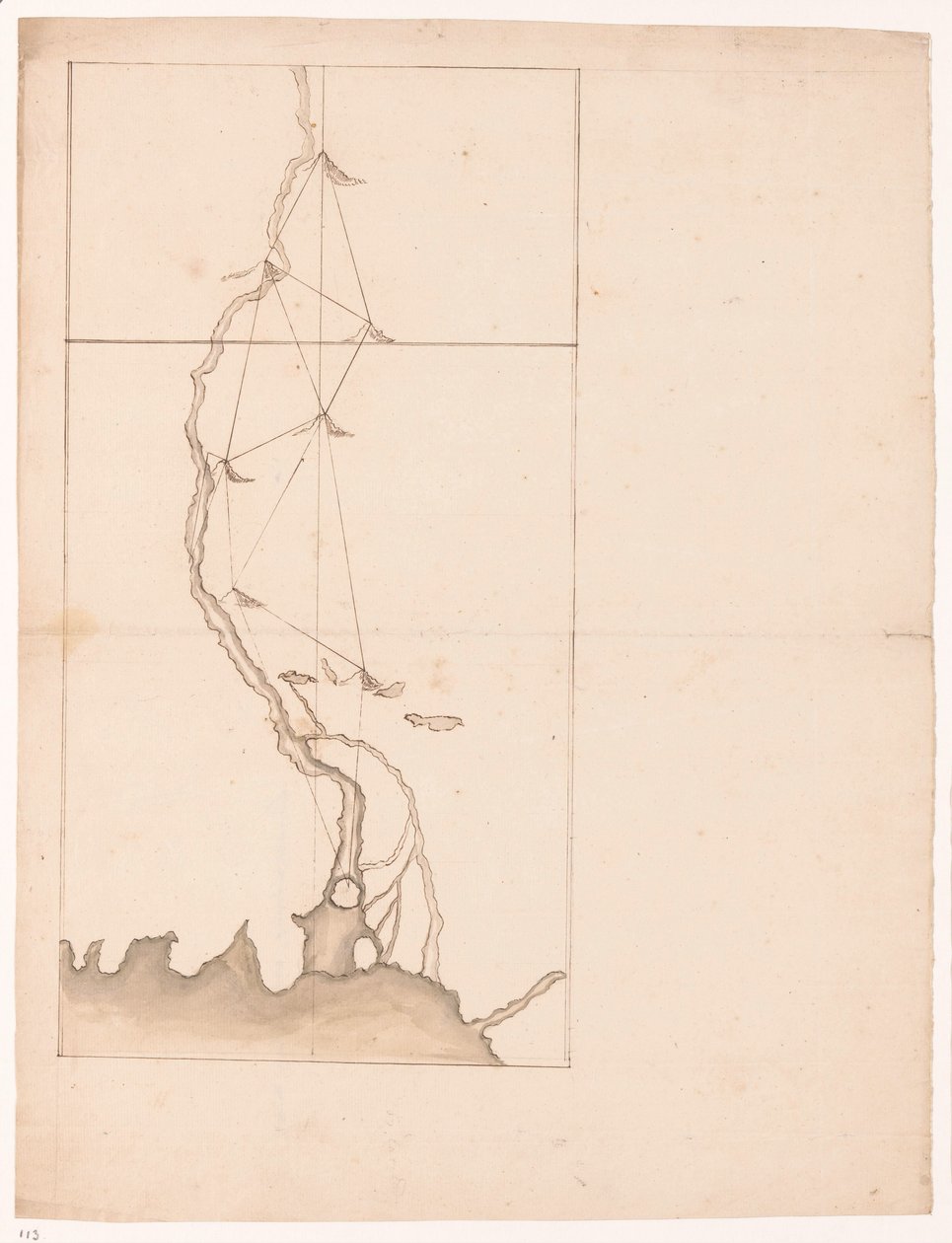 Triangulation Along a River by Jan Brandes