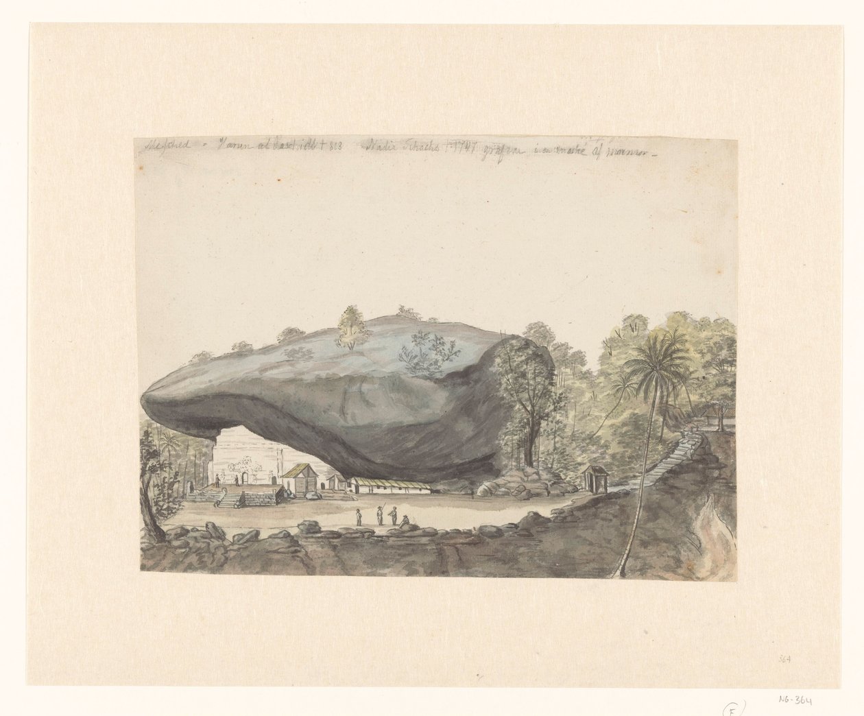 Islamic Rock Shrine of Kuragala in Ceylon by Jan Brandes