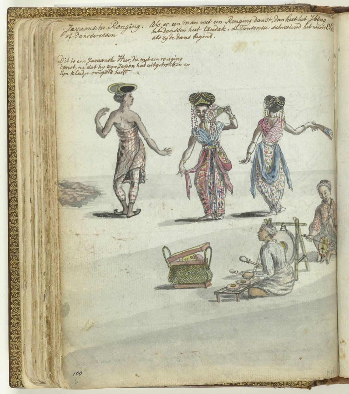 Javanese Ronggeng or Dancers by Jan Brandes