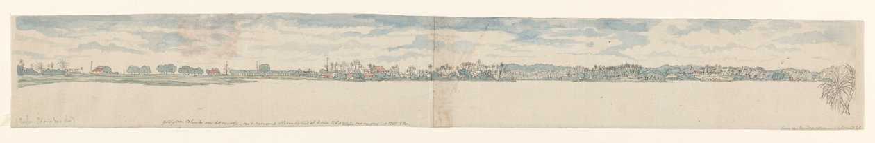 View of Colombo from Slave Island by Jan Brandes