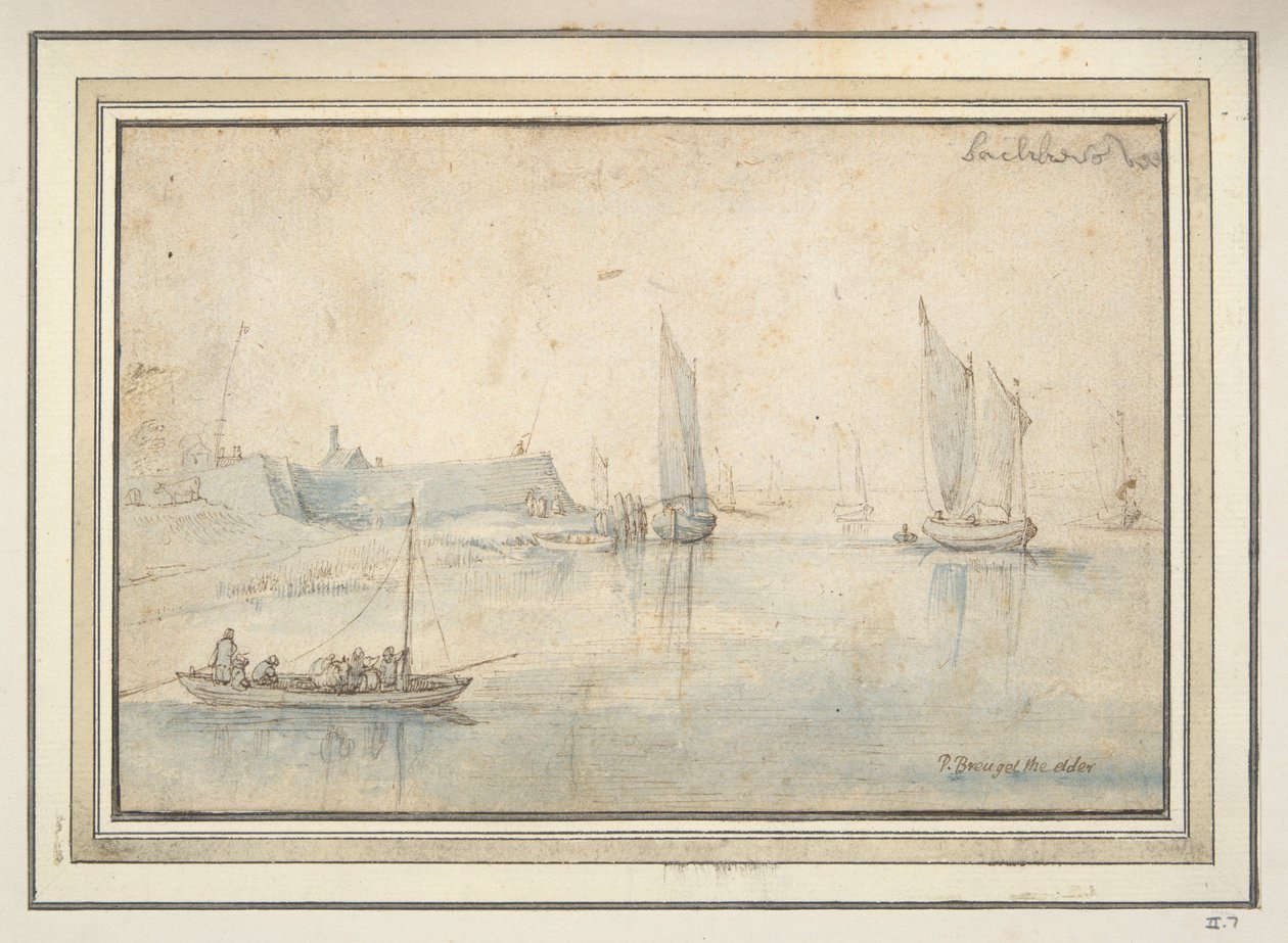 View of Bakkers Veer, Netherlands by Jan Brueghel the Elder
