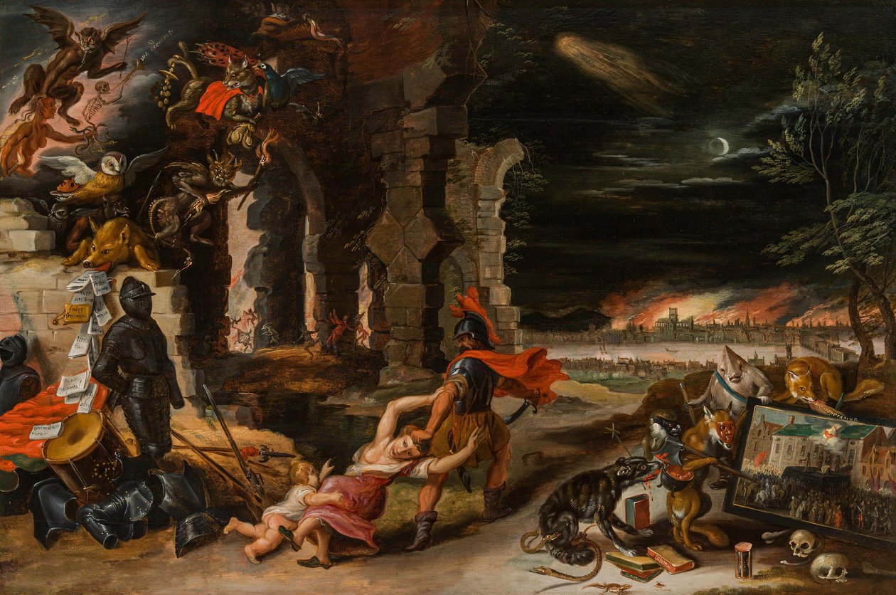 Allegory of Law and Violence (Allegory of King Charles I of England) by Jan Brueghel the Younger