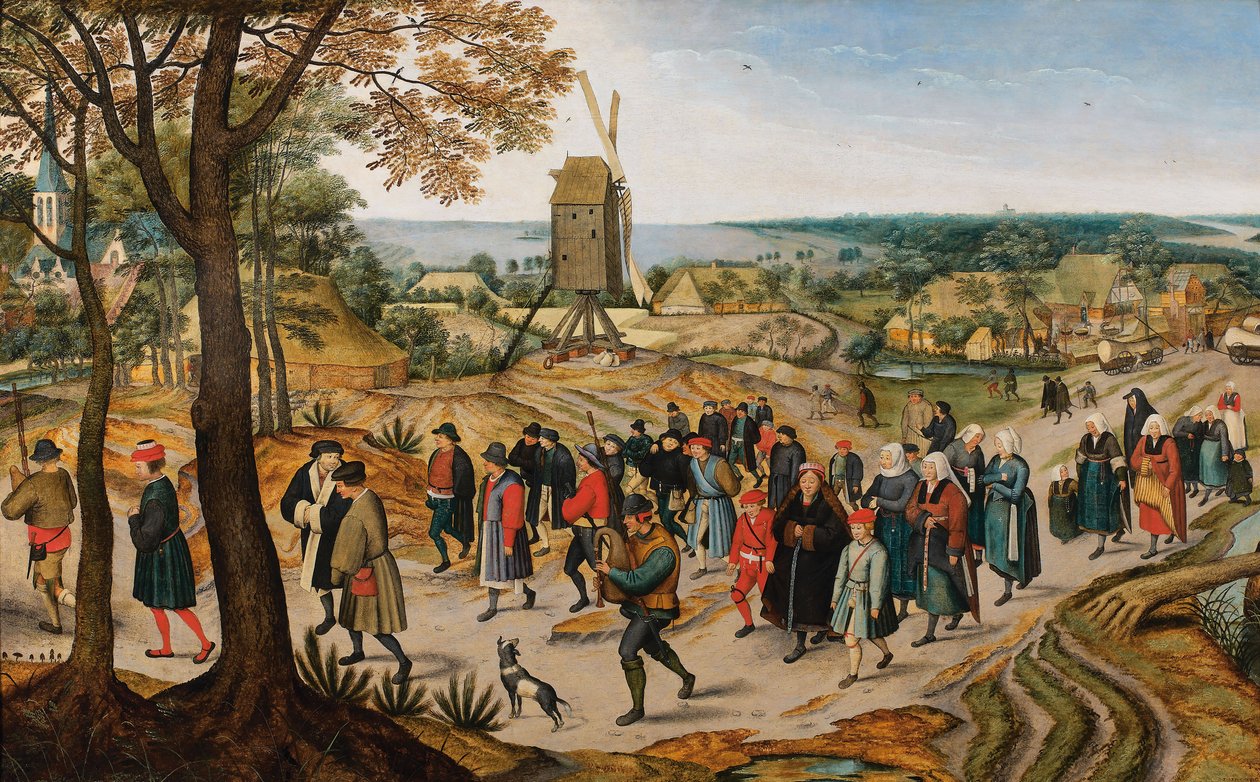 The Wedding Cortège, 1627 by Jan Brueghel the Younger