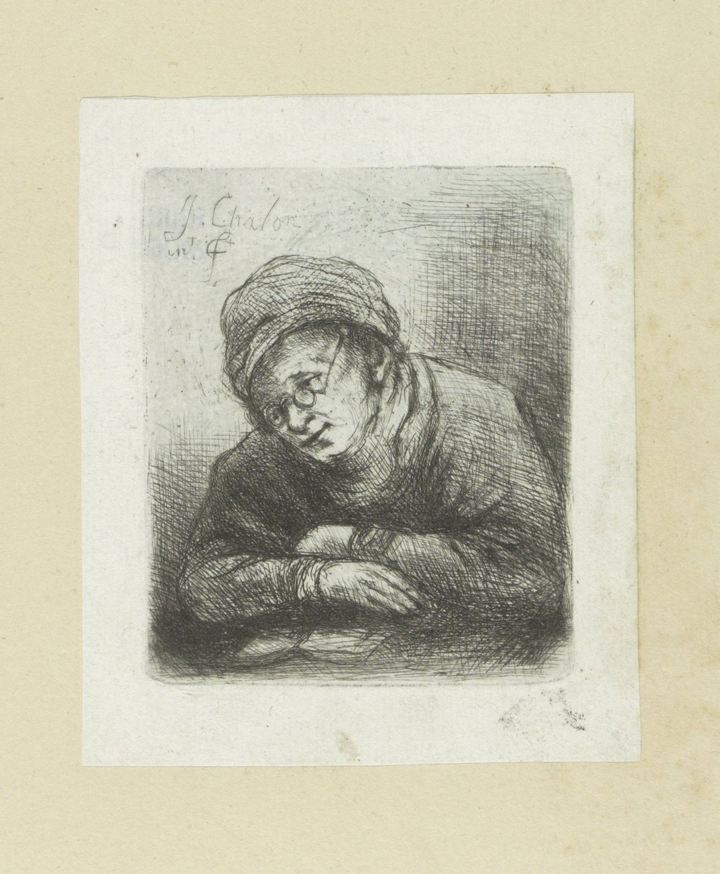 Man Reading with Glasses by Jan Chalon
