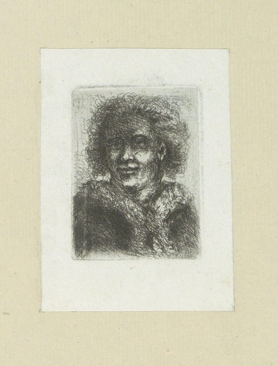 Man with Fur Collar by Jan Chalon