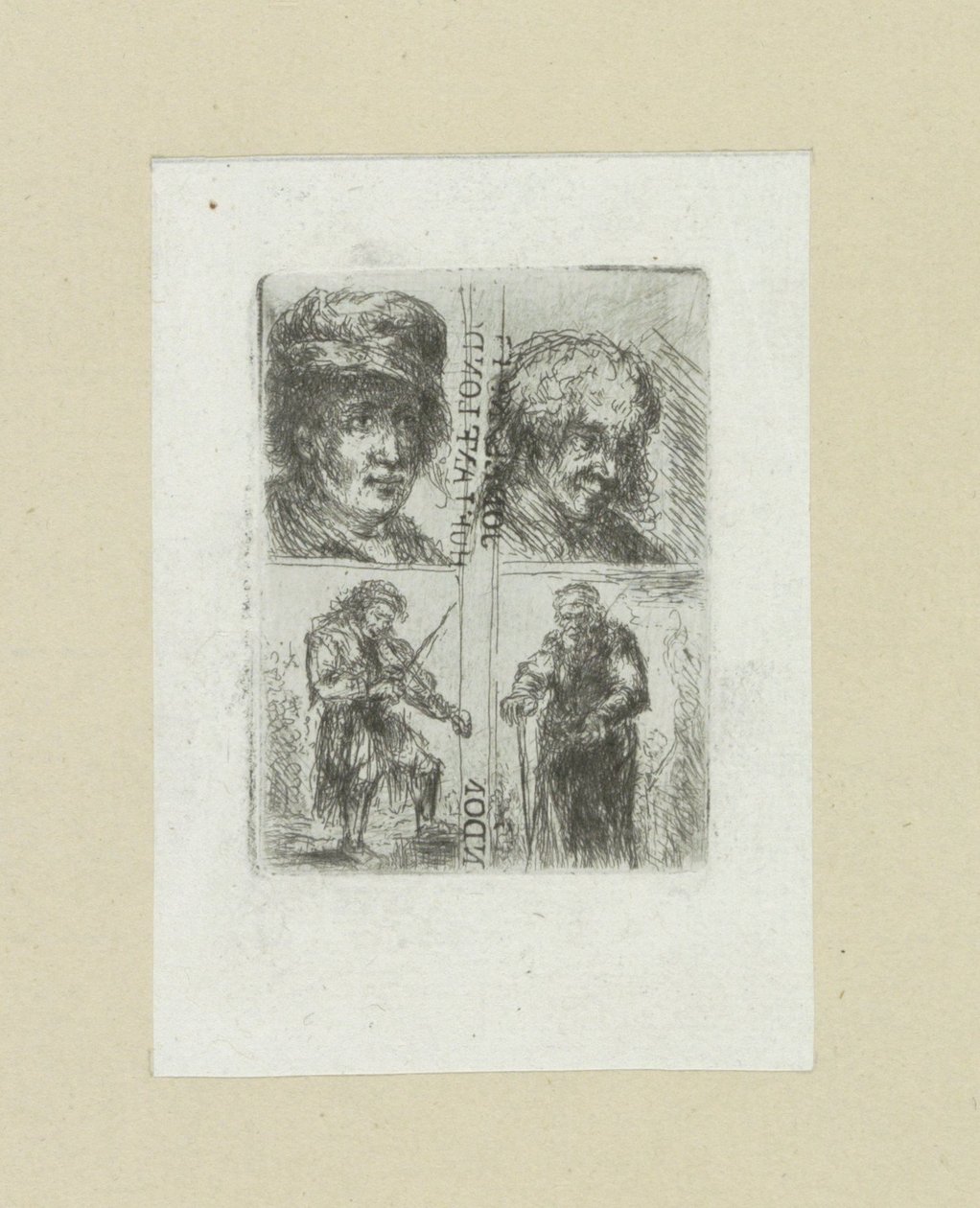 Four Men by Jan Chalon