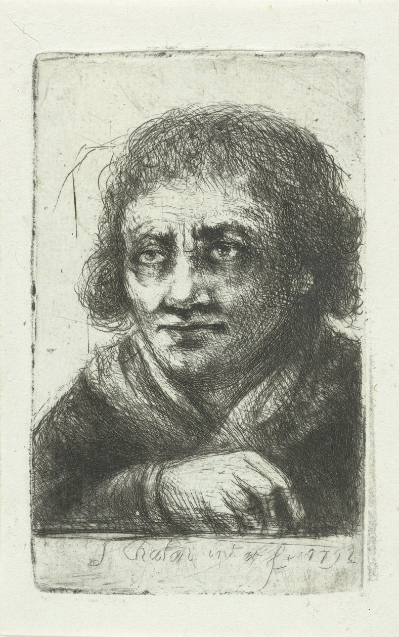 Adult Man, His Right Hand Visible by Jan Chalon