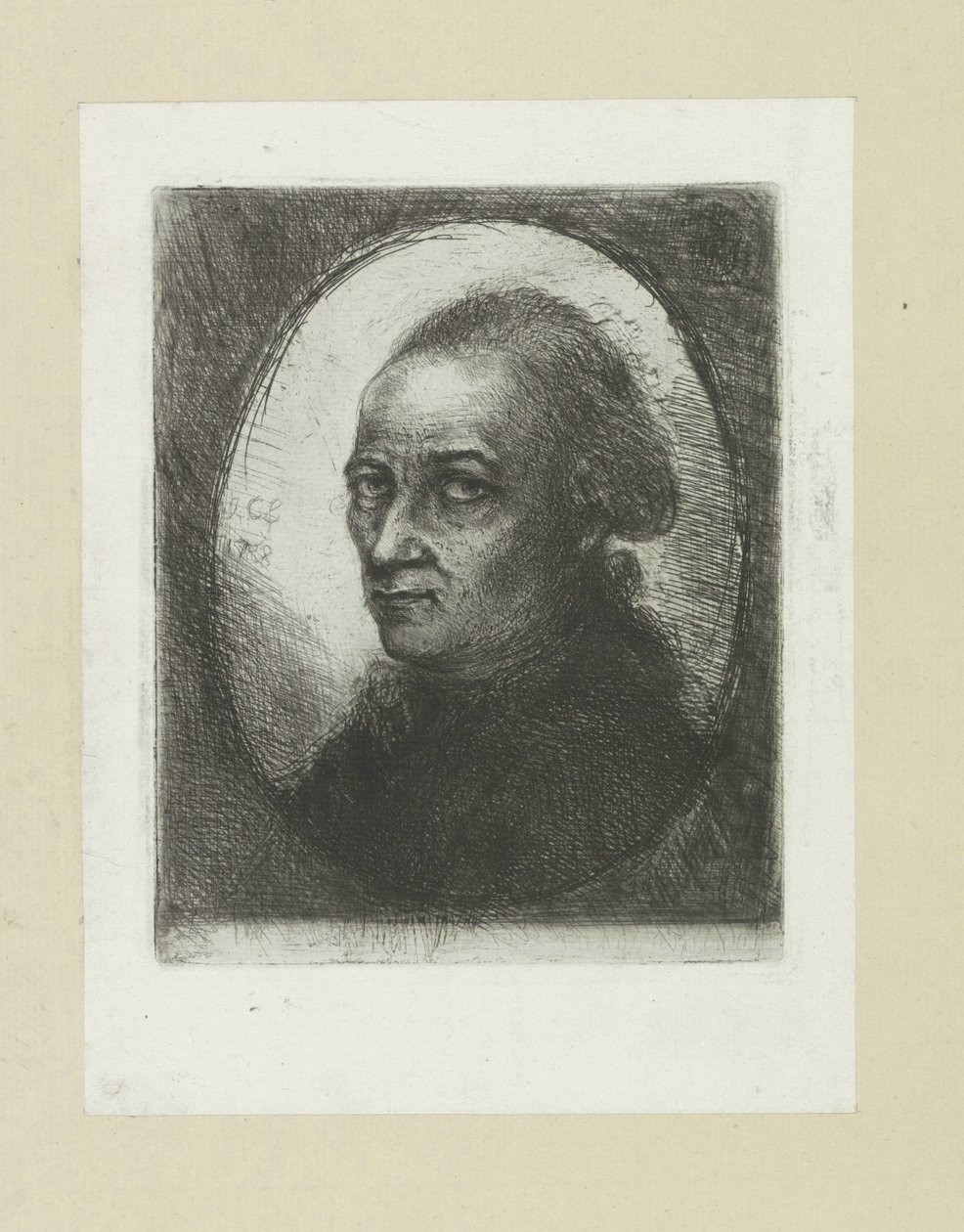 Self-Portrait of Jan Chalon by Jan Chalon