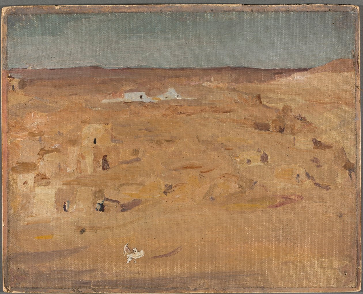 Cemetery in the Desert. From a Journey to Egypt by Jan Ciągliński