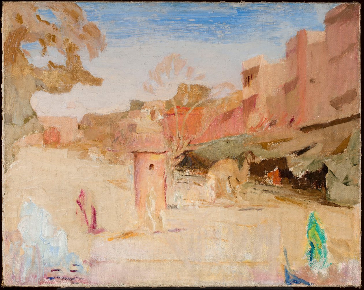 Jaipur - Street. From a Journey to India by Jan Ciągliński