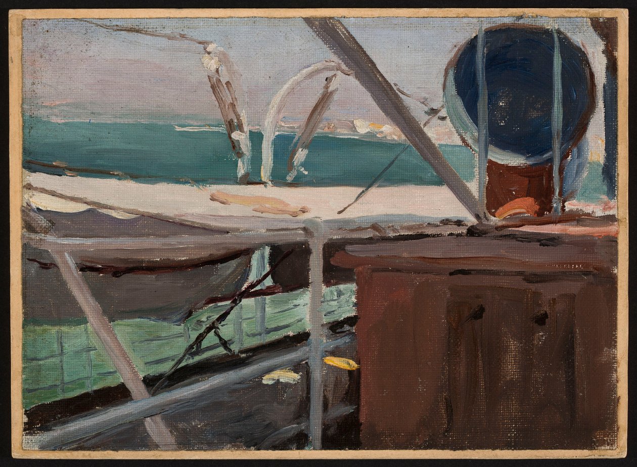 On the Ship "Odessa" Flying Dutchman. From a Journey to Palestine by Jan Ciągliński