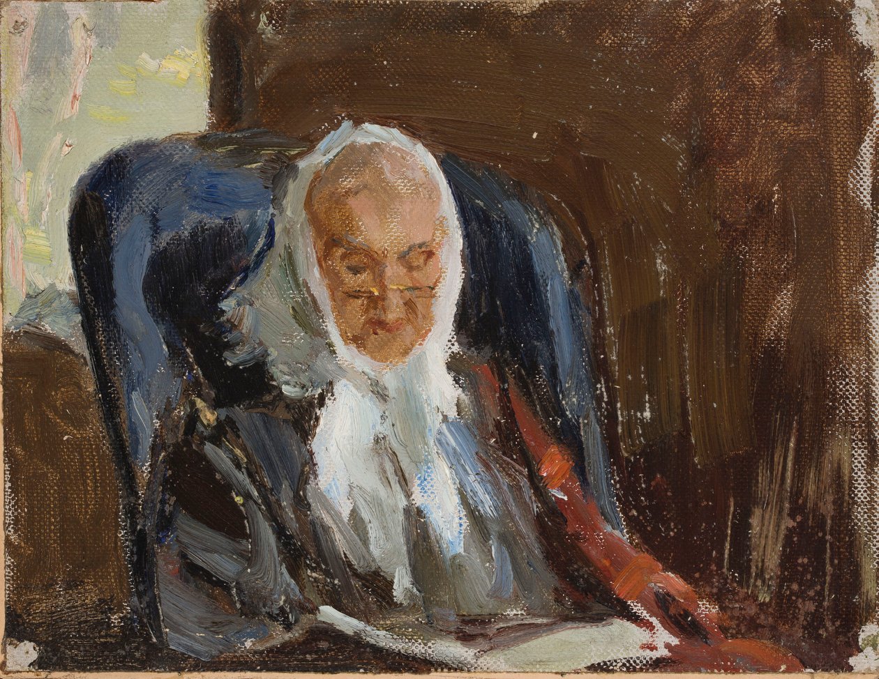 Portrait of Maria Petrovna Rubtsova, Grandmother of Painter Rubtsov by Jan Ciągliński