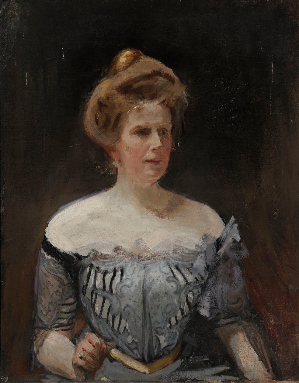 Portrait of Baroness Stackelberg by Jan Ciągliński