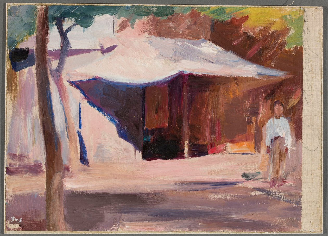 In Front of the House. From a Journey to Constantinople by Jan Ciągliński