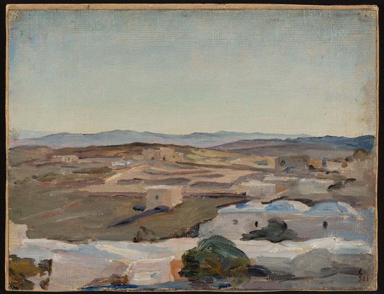 Ramallah Near Jerusalem. From a Journey to Palestine by Jan Ciągliński