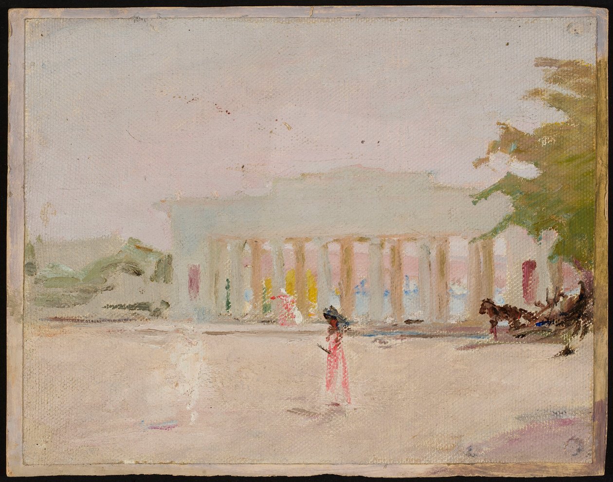 Sevastopol - Grafskaya Pier. From the Journey to Turkestan by Jan Ciągliński
