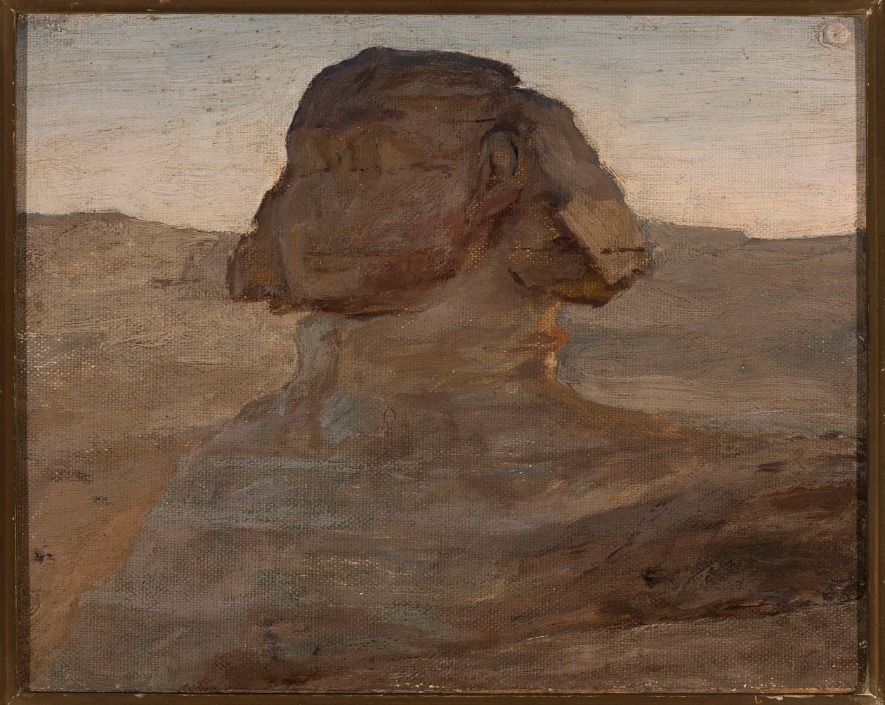 Sphinx in the Evening. From a Journey to Egypt by Jan Ciągliński