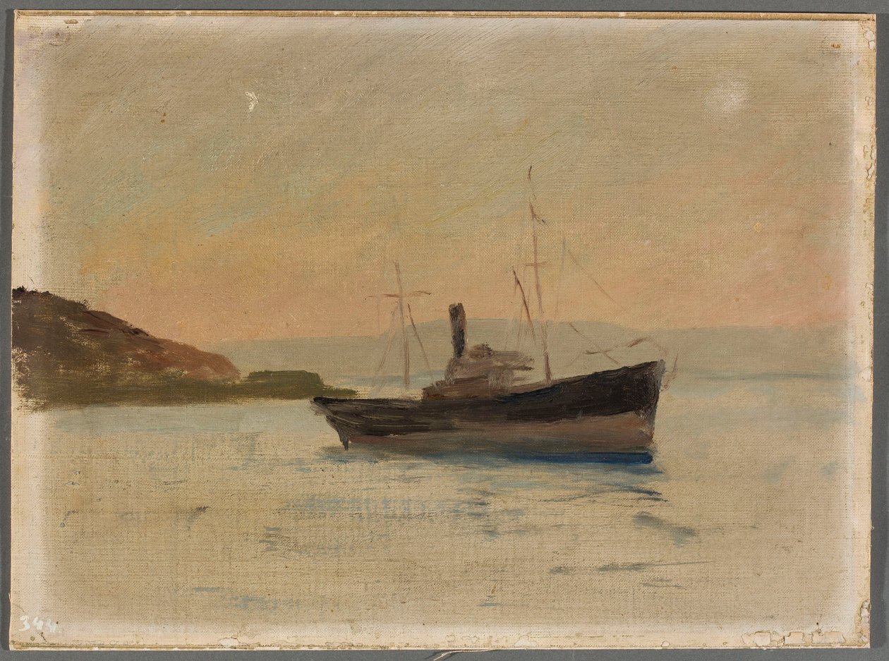 Ship on the Black Sea. From a Journey to Constantinople by Jan Ciągliński