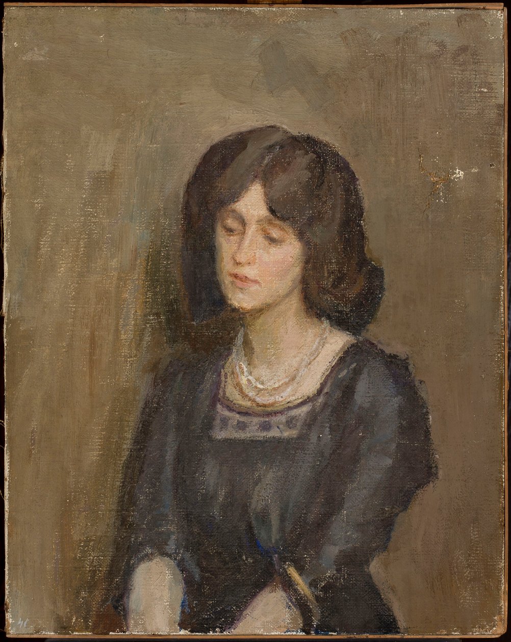 Study Portrait of a Woman by Jan Ciągliński