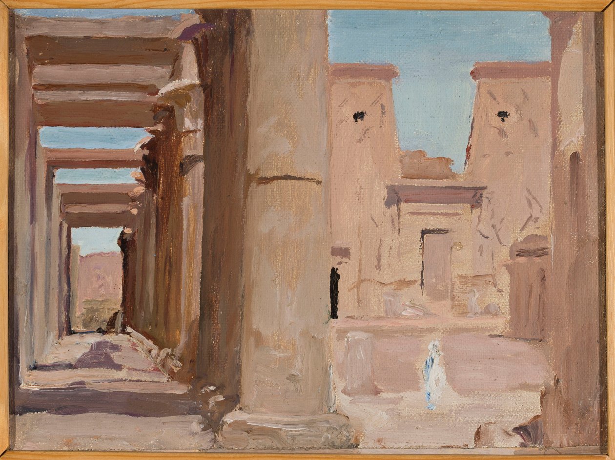 Temple. From a Journey to Egypt by Jan Ciągliński