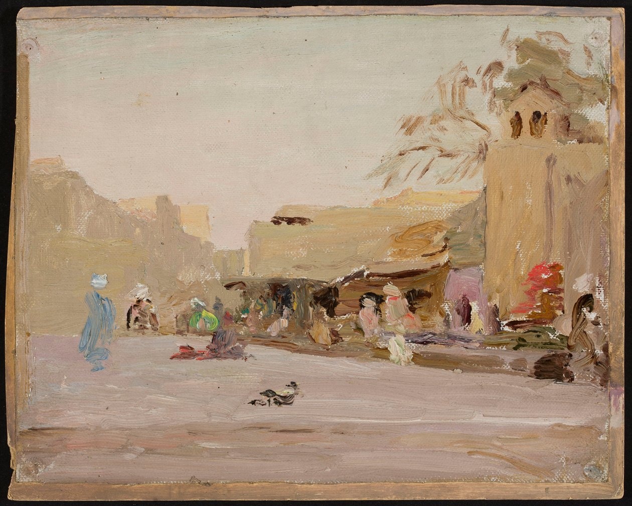 Market in Bukhara. From a Journey to Turkestan by Jan Ciągliński