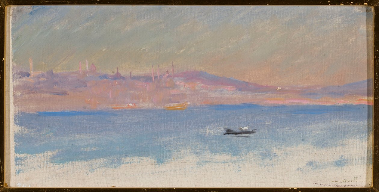 View of Constantinople. From a Journey to Constantinople by Jan Ciągliński