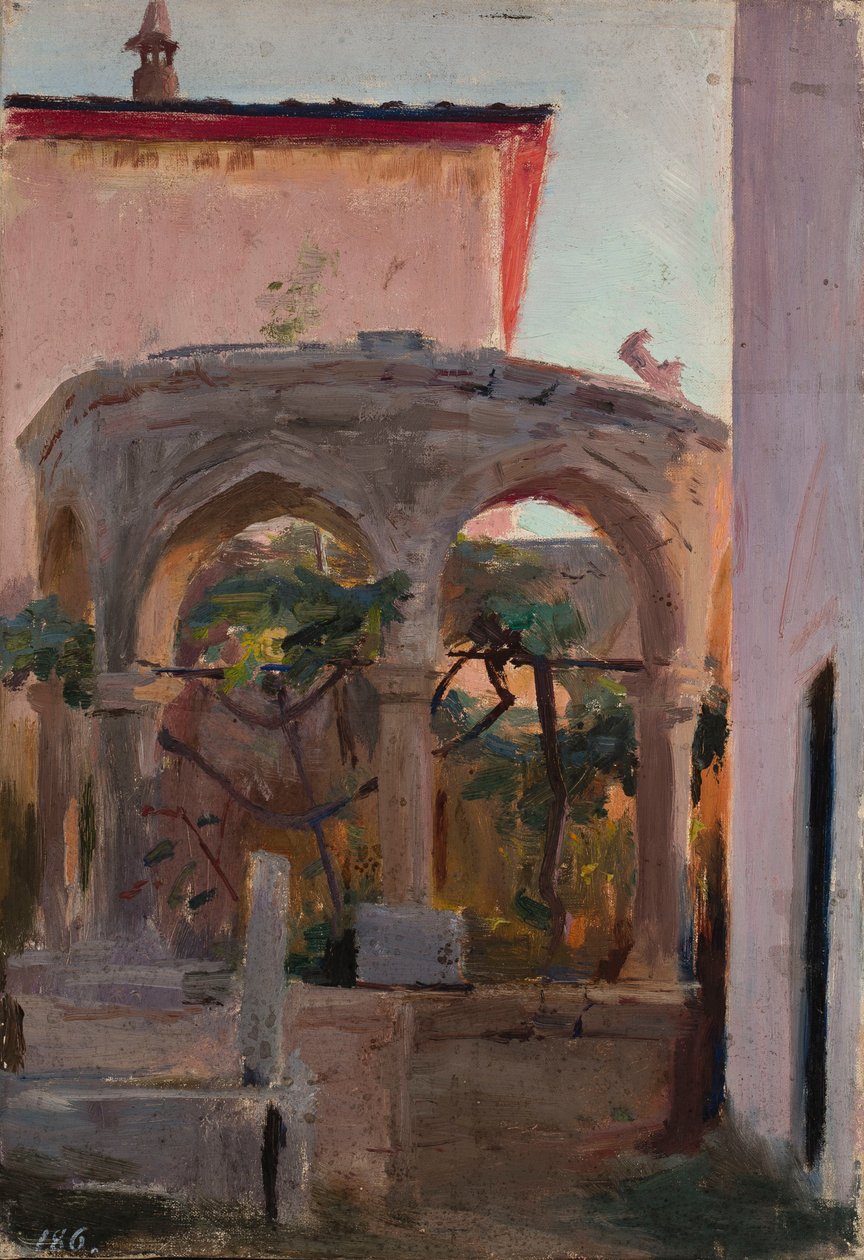 View from Bakhchisarai. From a Journey to Crimea by Jan Ciągliński