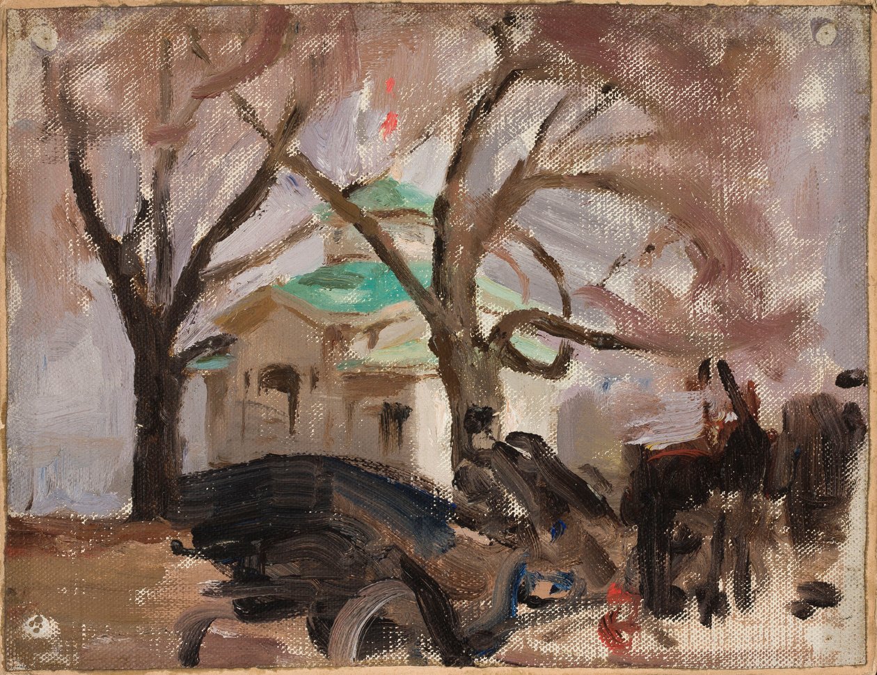 Spring on Yelagin Island in St. Petersburg by Jan Ciągliński