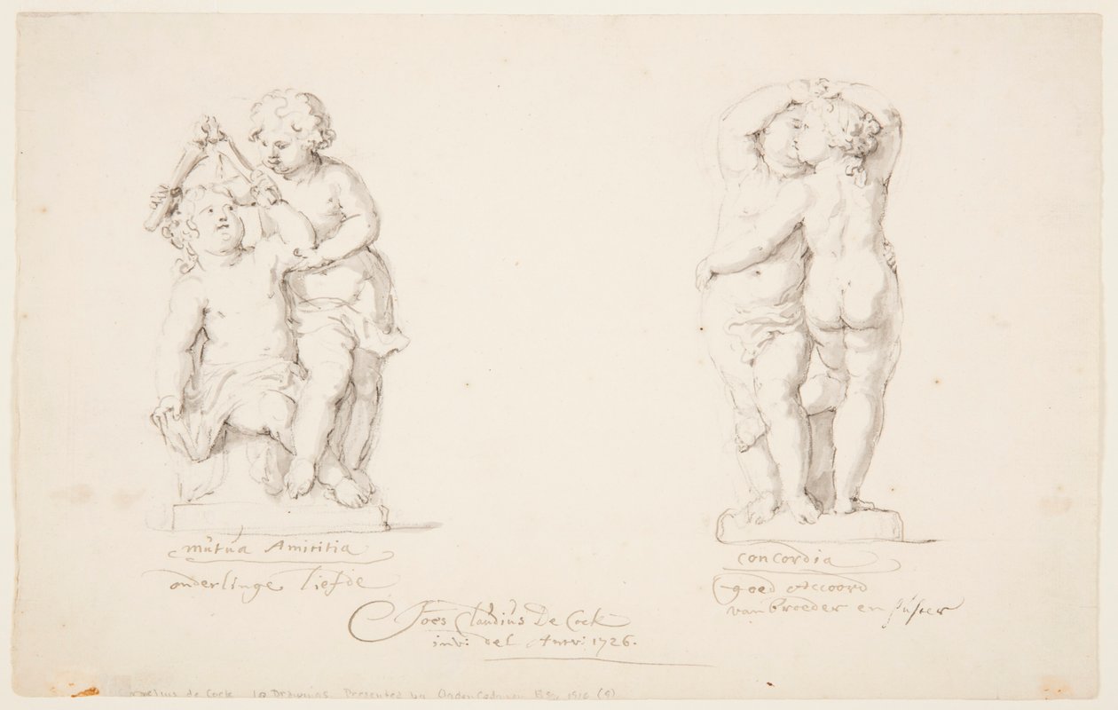 Projects for a Statuary Group: 