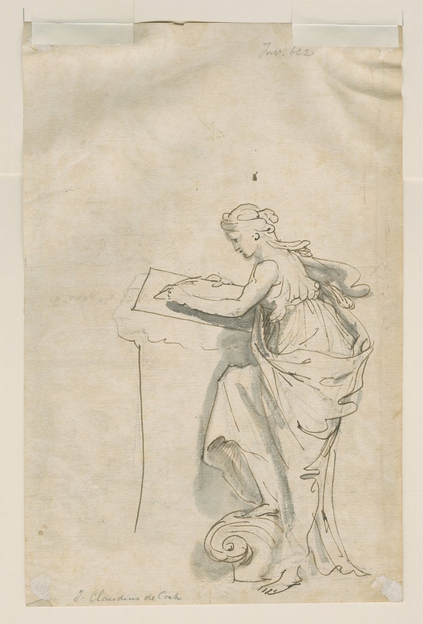 Woman Writing by Jan Claudius de Cock