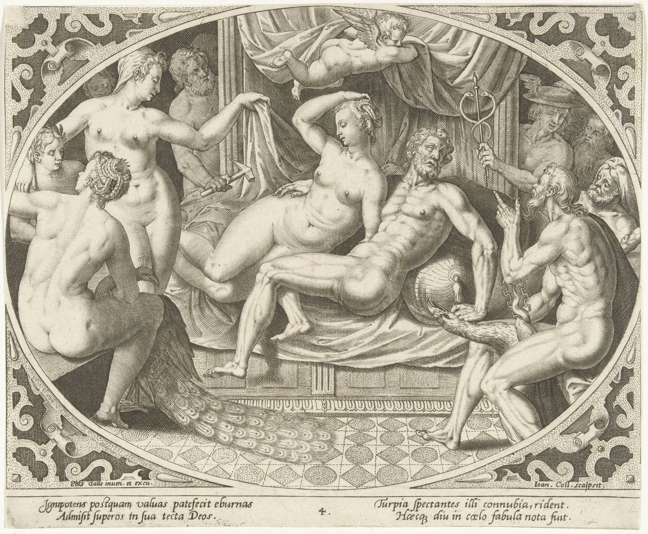 Venus and Mars Caught in Adultery by Jan Collaert (II)