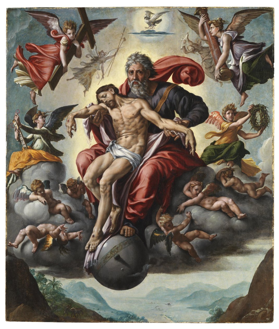Holy Trinity by Jan Cornelisz Vermeyen