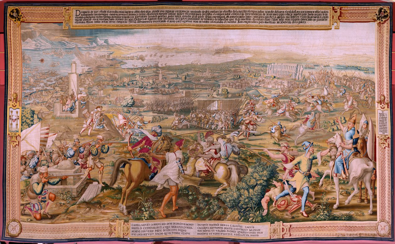 The Attack on La Goleta by Jan Cornelisz Vermeyen