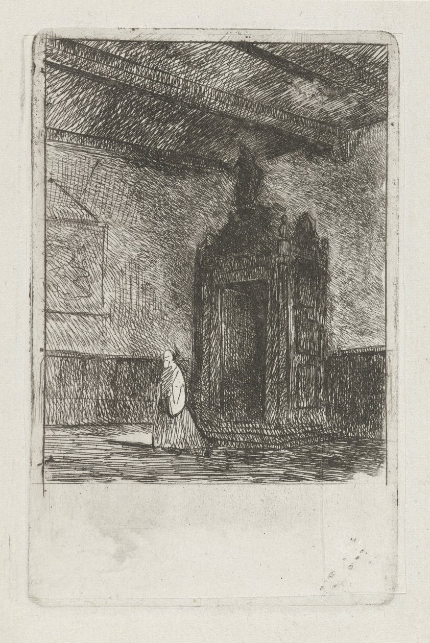 Interior of a Liturgical Building by Jan Diederikus Kruseman