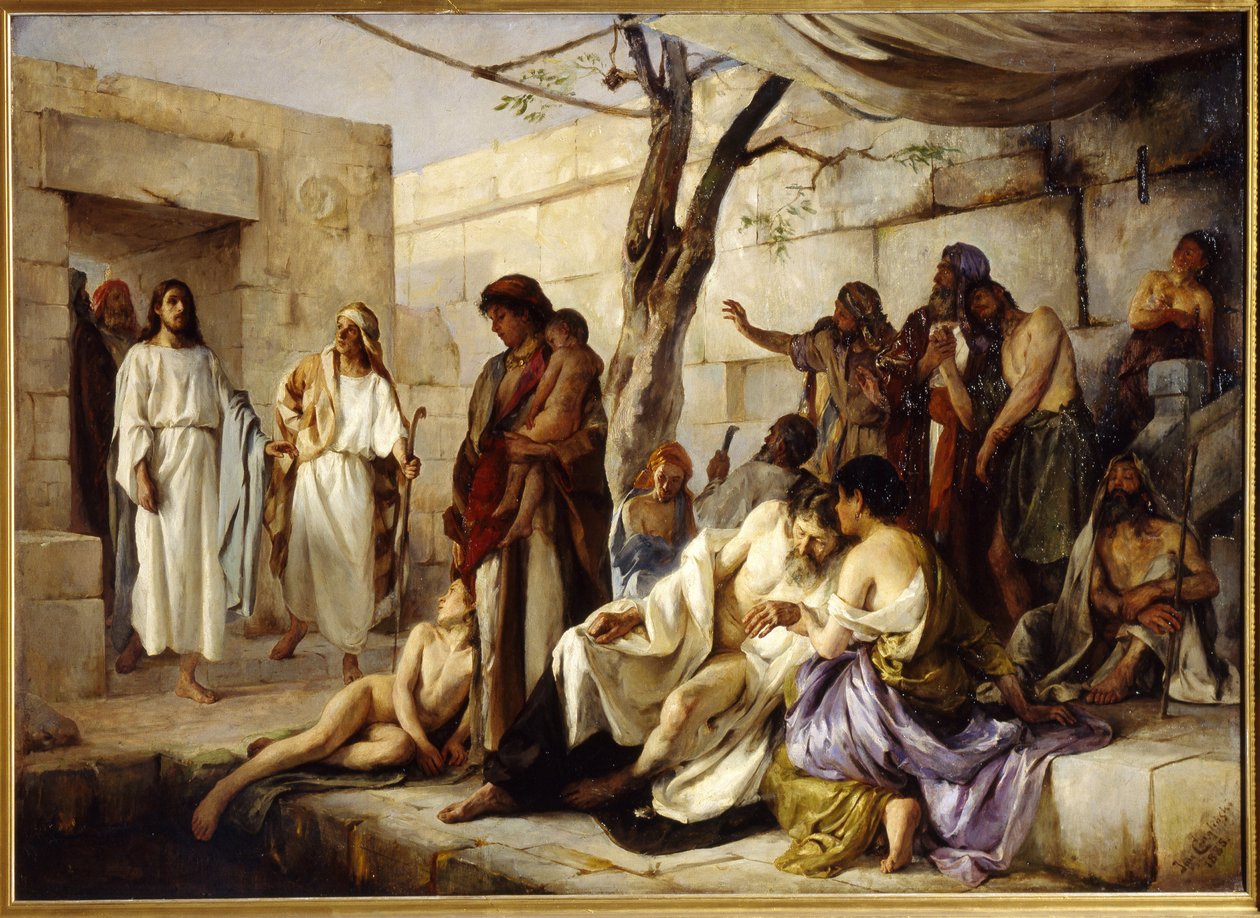 The Miracle at the Pool of Bethesda by Jan Franzevich Cloginsky