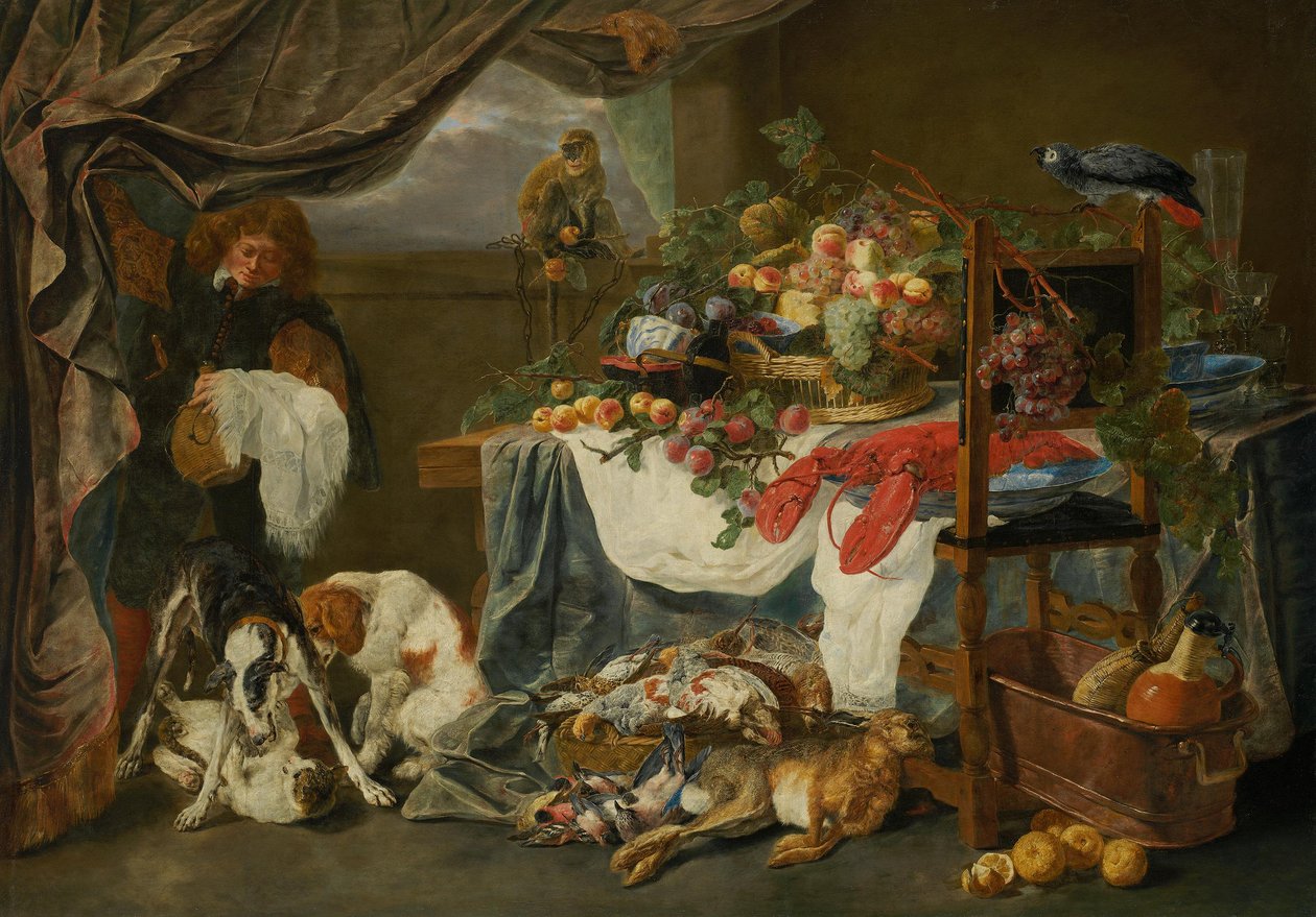 Still Life with Game and Fruit by Jan Fyt
