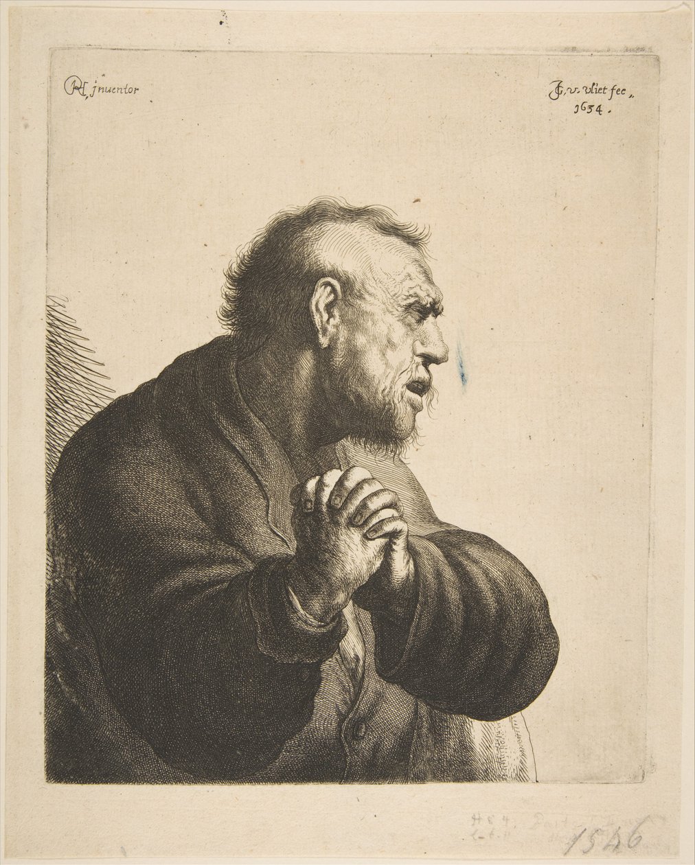A Man Grieving by Jan Georg van Vliet