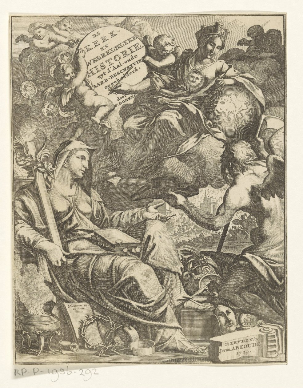 Allegory of Church and World History by Jan Goeree