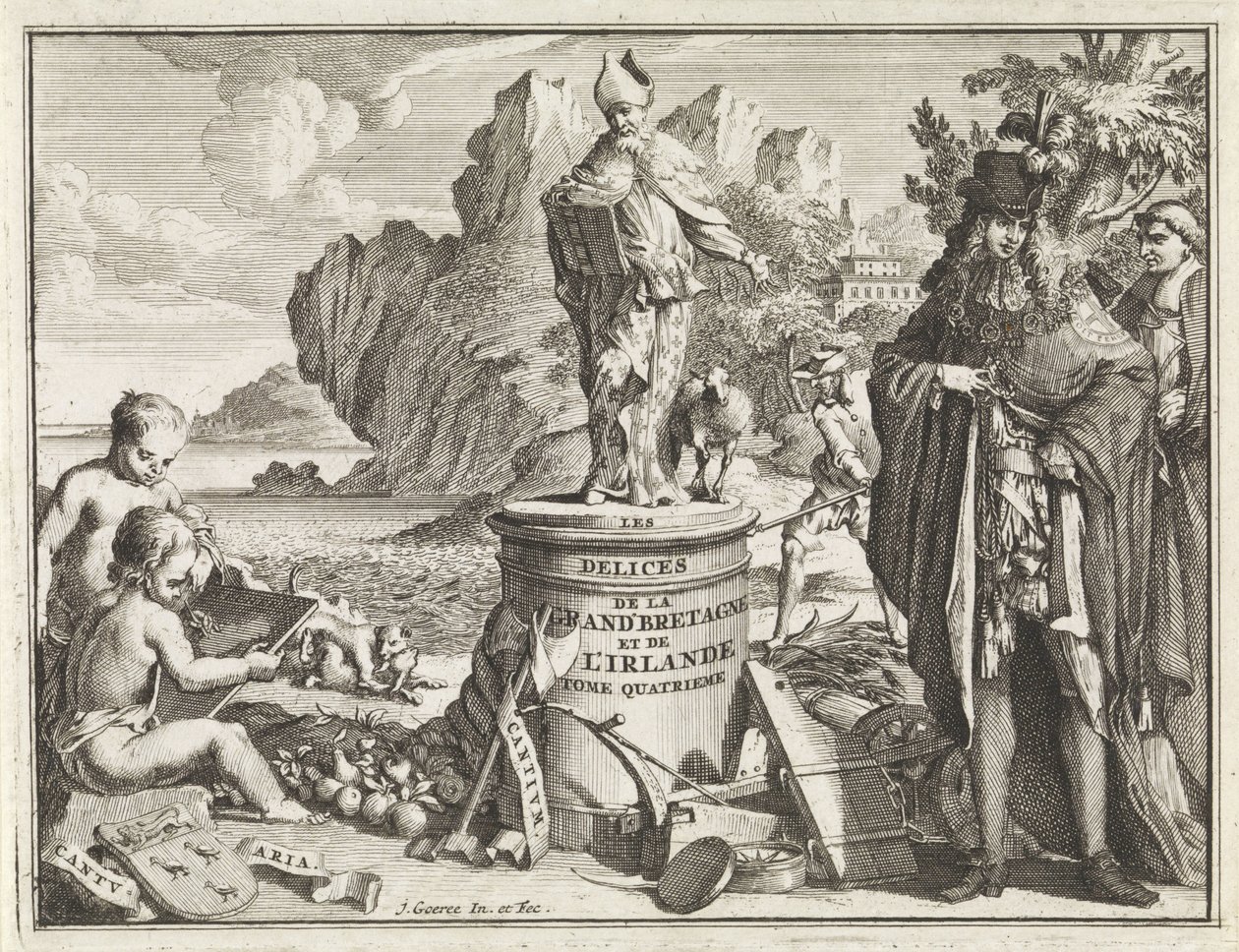 Pedestal with Saint Thomas Becket by Jan Goeree