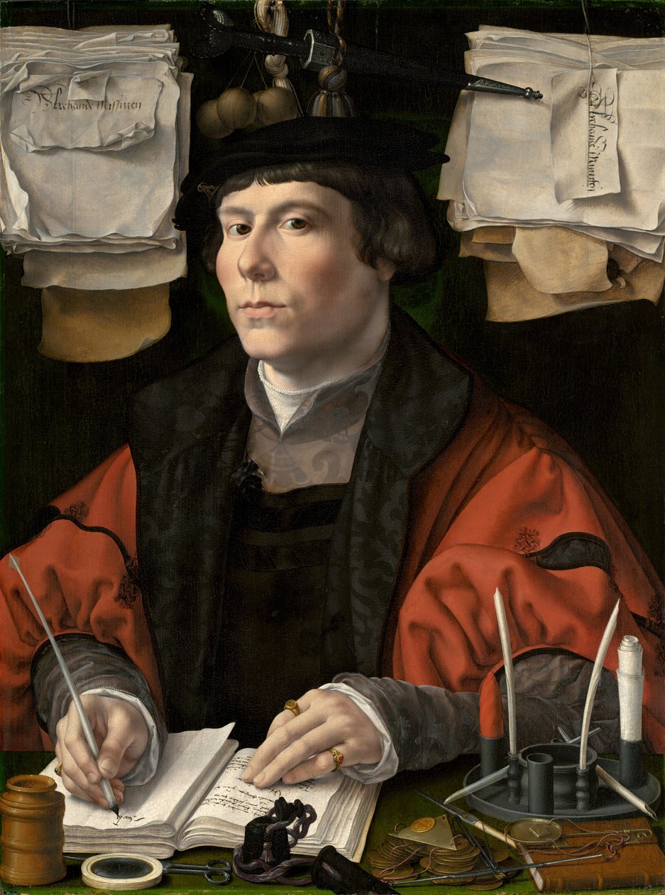 Portrait of a Merchant by Jan Gossaert