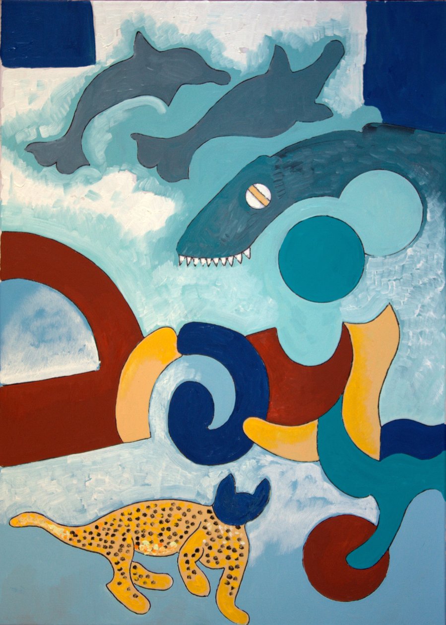 The Leopard Has a Blue Head by Jan Groneberg